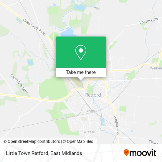 Little Town Retford map