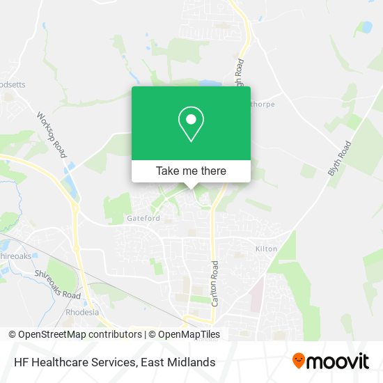 HF Healthcare Services map