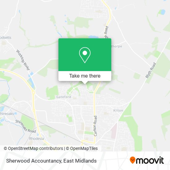 Sherwood Accountancy map