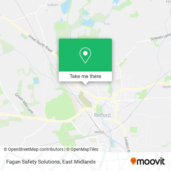 Fagan Safety Solutions map