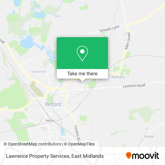 Lawrence Property Services map