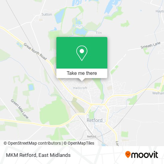 MKM Retford map