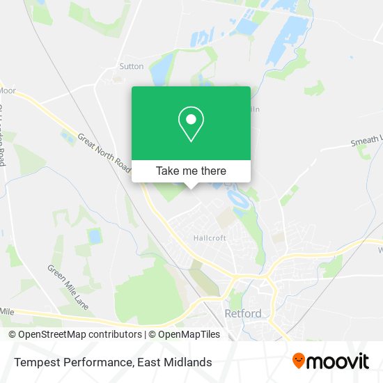 Tempest Performance map