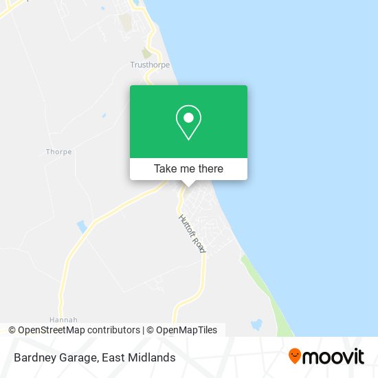 Bardney Garage map