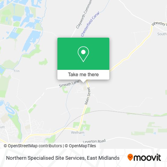 Northern Specialised Site Services map