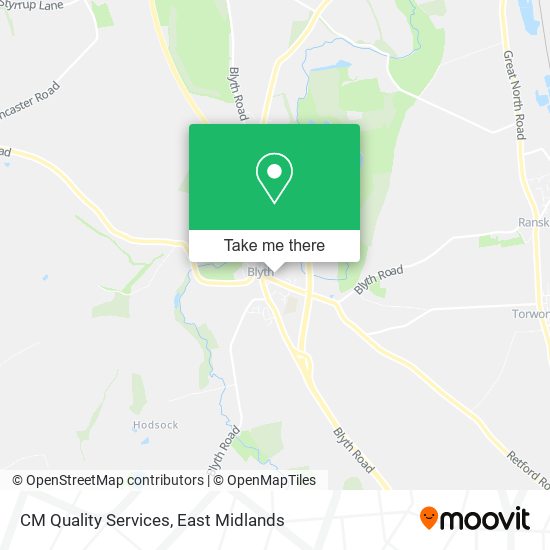 CM Quality Services map