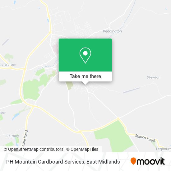 PH Mountain Cardboard Services map