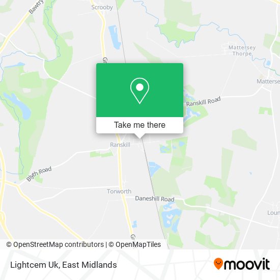 Lightcem Uk map