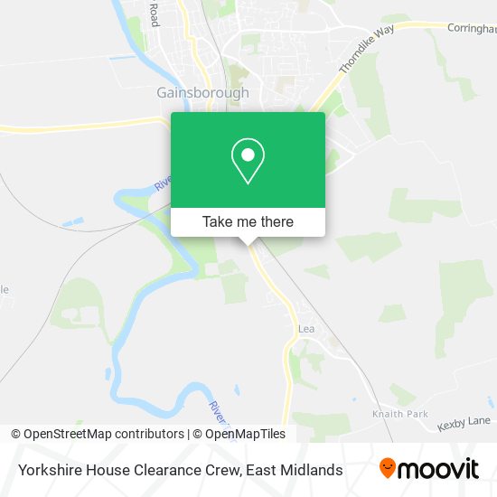Yorkshire House Clearance Crew map