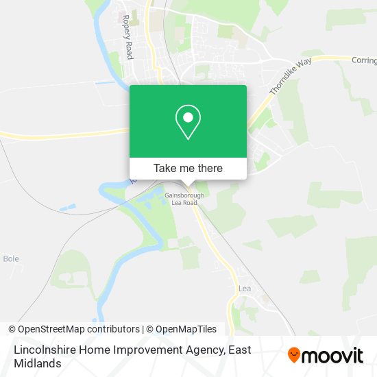 Lincolnshire Home Improvement Agency map