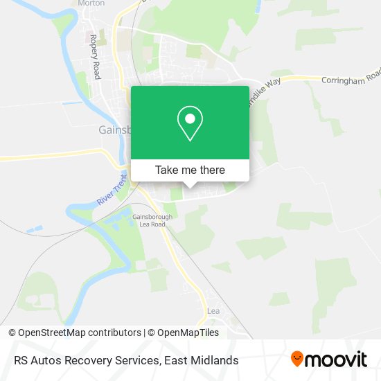 RS Autos Recovery Services map
