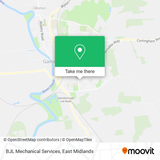 BJL Mechanical Services map