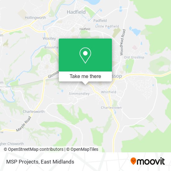 MSP Projects map