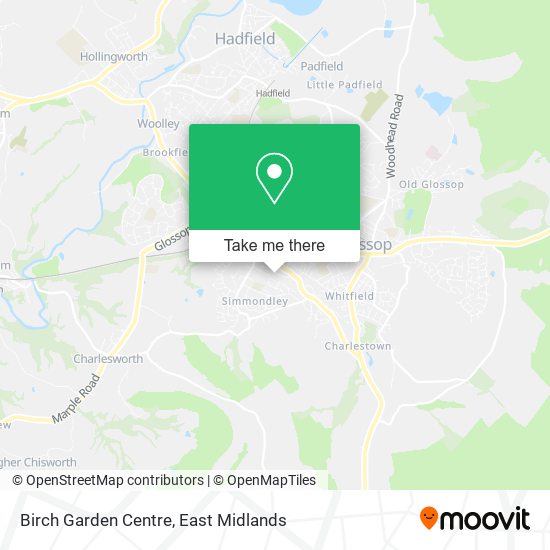 Birch Garden Centre map