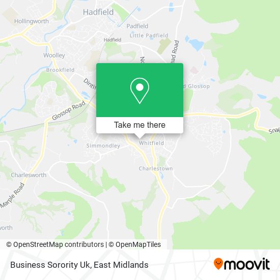 Business Sorority Uk map