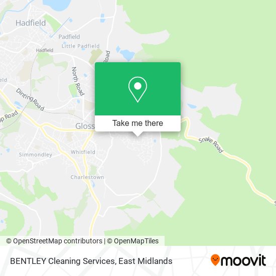 BENTLEY Cleaning Services map