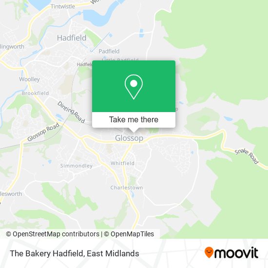 The Bakery Hadfield map
