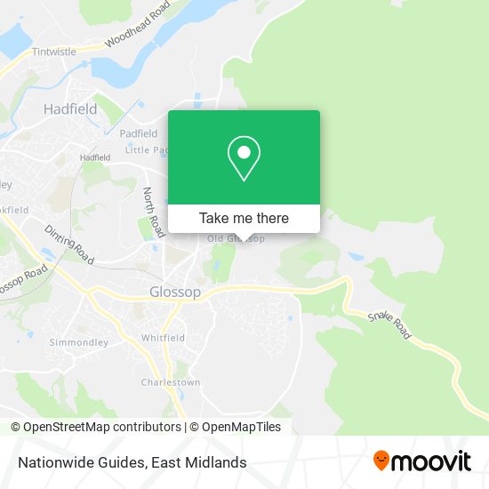 Nationwide Guides map