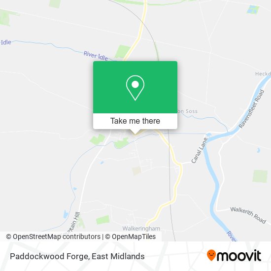 Paddockwood Forge map