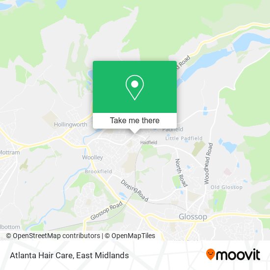 Atlanta Hair Care map