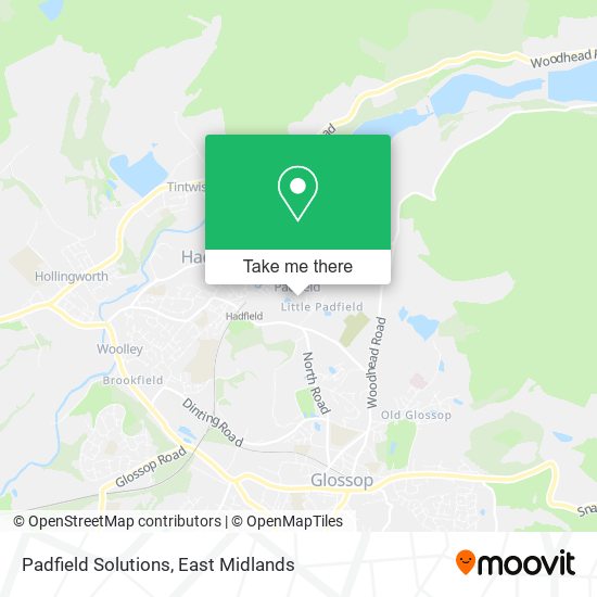 Padfield Solutions map