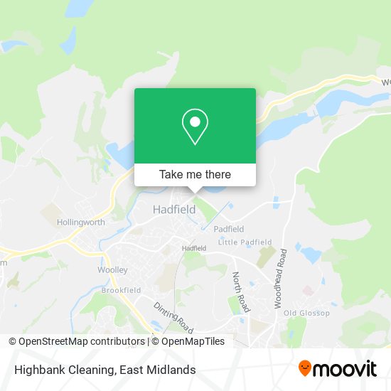 Highbank Cleaning map