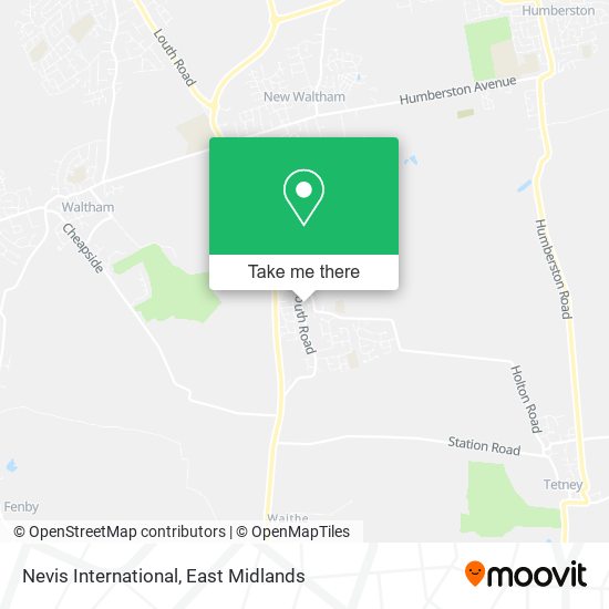 Nevis International map