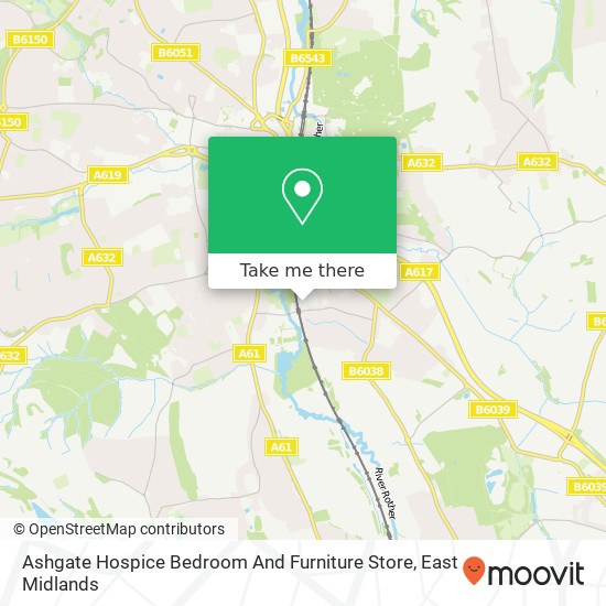Ashgate Hospice Bedroom And Furniture Store map