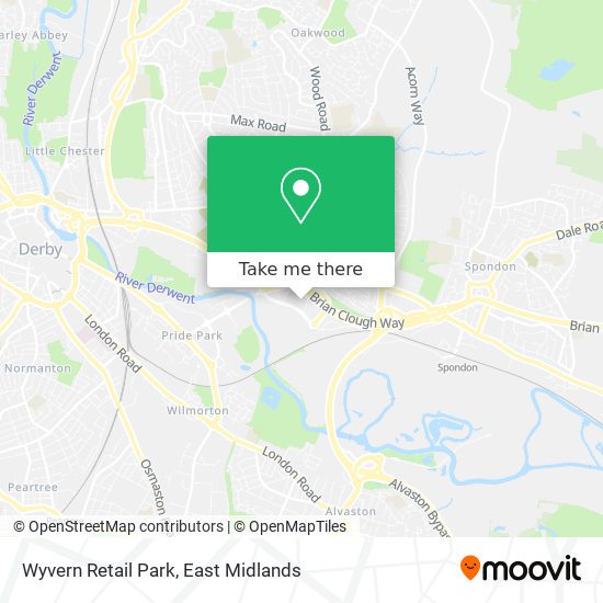 Wyvern Retail Park map