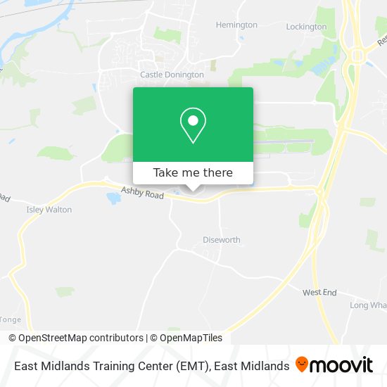 East Midlands Training Center (EMT) map