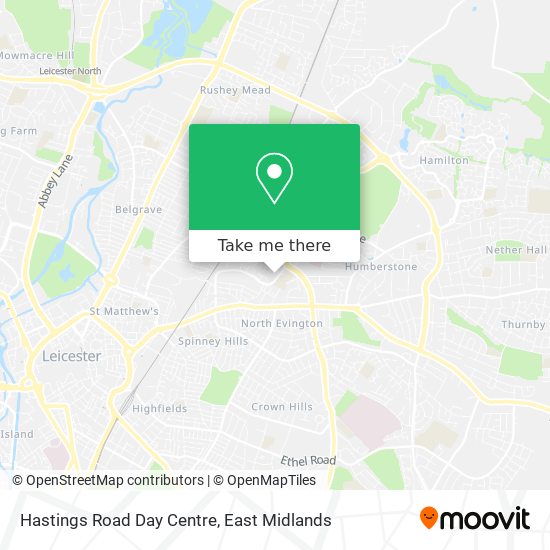 Hastings Road Day Centre map