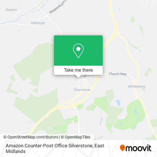 Amazon Counter-Post Office Silverstone map