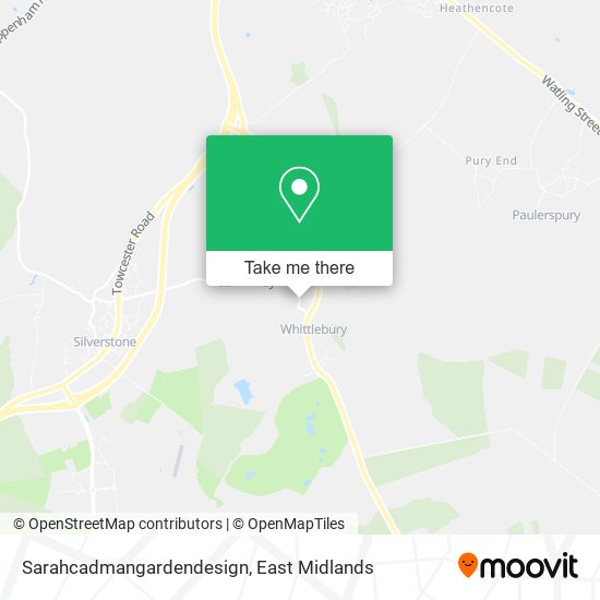 Sarahcadmangardendesign map