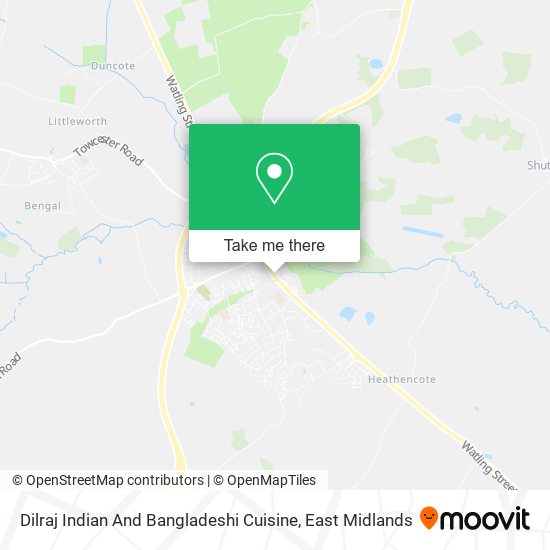 Dilraj Indian And Bangladeshi Cuisine map