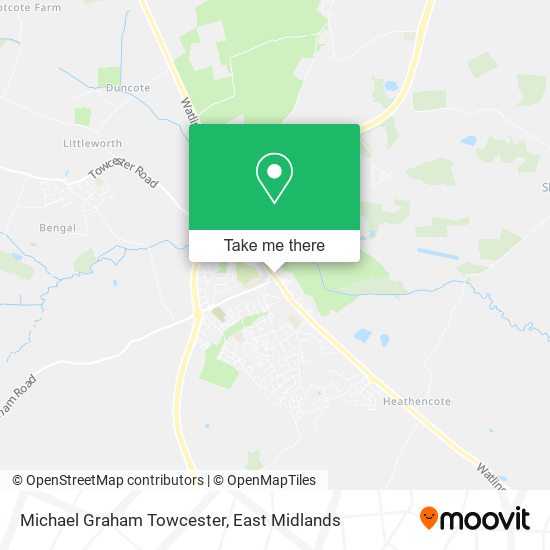 Michael Graham Towcester map