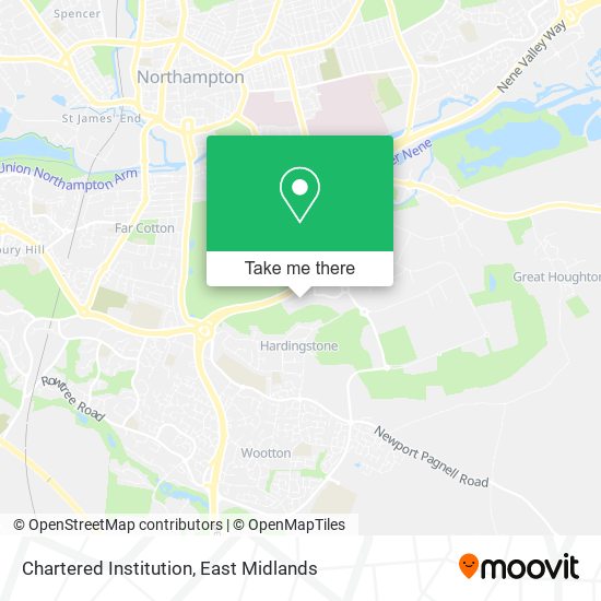 Chartered Institution map