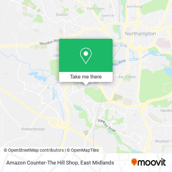 Amazon Counter-The Hill Shop map