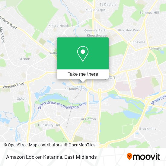 Amazon Locker-Katarina map