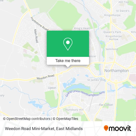 Weedon Road Mini-Market map