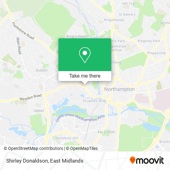Shirley Donaldson map