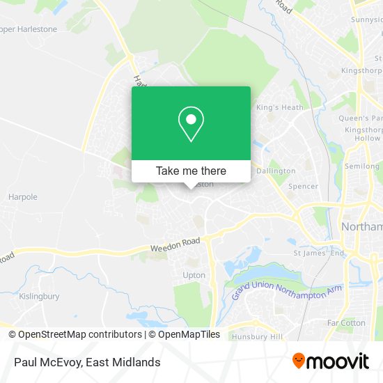Paul McEvoy map