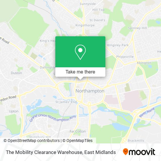 The Mobility Clearance Warehouse map