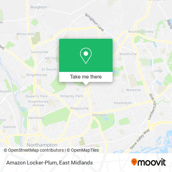 Amazon Locker-Plum map