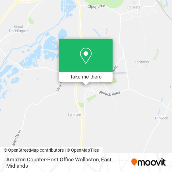 Amazon Counter-Post Office Wollaston map