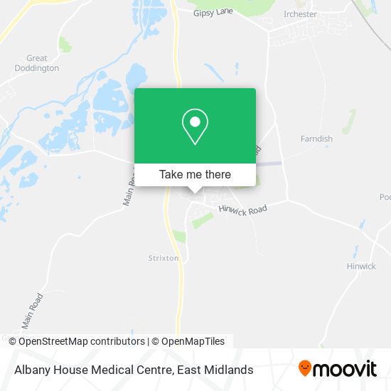 Albany House Medical Centre map