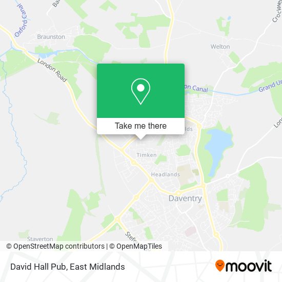 David Hall Pub map