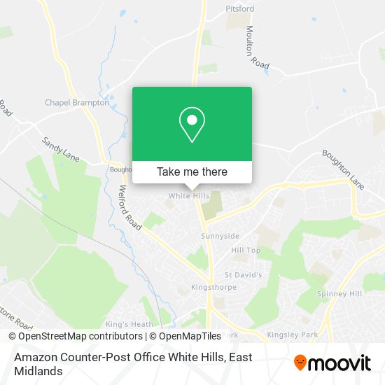 Amazon Counter-Post Office White Hills map