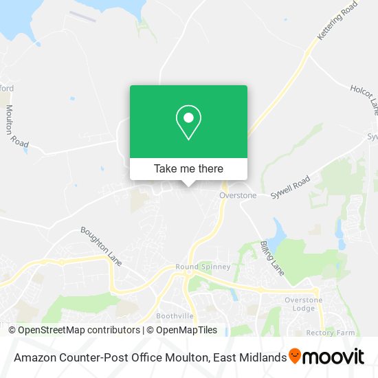 Amazon Counter-Post Office Moulton map
