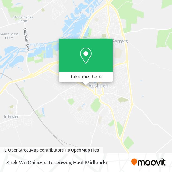 Shek Wu Chinese Takeaway map