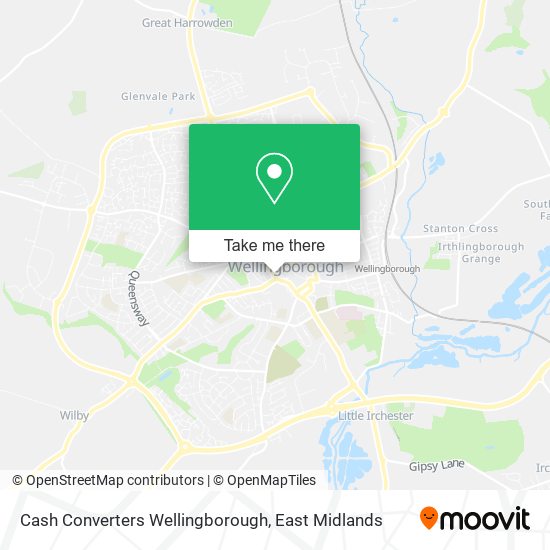Cash Converters Wellingborough map